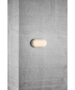 Nordlux Cuba Outdoor Energy Oval Φωτιστικό Τοίχου Λευκό LED 6.5W 3000K – 2019181001