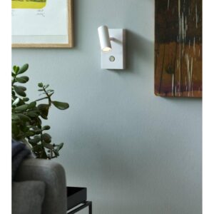 Nordlux Omari Φωτιστικό Τοίχου Λευκό LED 3.2W 2700K Διακόπτη Αφής Dimmable –  2112231001