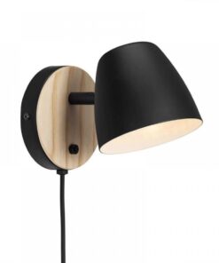 Nordlux Theo Φωτιστικό Τοίχου Μαύρο 1xGU10 Μαύρου Χρώματος – 2112631003