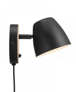 Nordlux Theo Φωτιστικό Τοίχου Μαύρο 1xGU10 Μαύρου Χρώματος – 2112631003