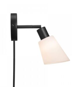 Nordlux Molli Φωτιστικό Τοίχου Μαύρο E14 Γυάλινο/Μεταλλικό – 2112811003