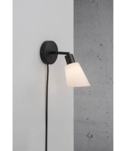 Nordlux Molli Φωτιστικό Τοίχου Μαύρο E14 Γυάλινο/Μεταλλικό – 2112811003