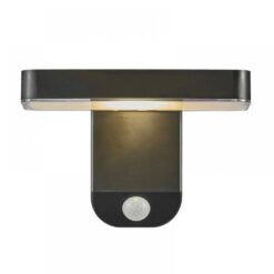 Nordlux Rica Square Φωτιστικό Τοίχου Ηλιακό Φωτιστικό IP44 LED 5W 3000K Μαύρου Χρώματος –  2118161003