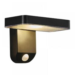 Nordlux Rica Square Φωτιστικό Τοίχου Ηλιακό Φωτιστικό IP44 LED 5W 3000K Μαύρου Χρώματος – 2118161003