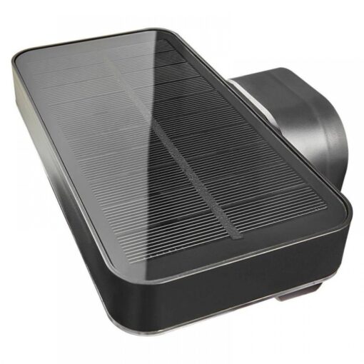 Nordlux Rica Square Φωτιστικό Τοίχου Ηλιακό Φωτιστικό IP44 LED 5W 3000K Μαύρου Χρώματος –  2118161003