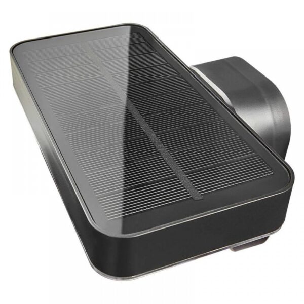 Nordlux Rica Square Φωτιστικό Τοίχου Ηλιακό Φωτιστικό IP44 LED 5W 3000K Μαύρου Χρώματος –  2118161003
