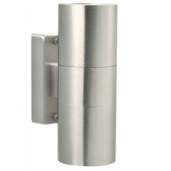 Επιτοίχιο Φωτιστικό Nordlux Tin Maxi 2xGU10 IP54 Χρώματος Ασημί – 21279134