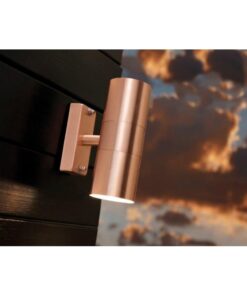 Επιτοίχιο Φωτιστικό Nordlux Tin Maxi 2xGU10 IP54 Χάλκινου Χρώματος – 21279930