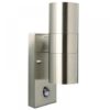 Επιτοίχιο Φωτιστικό Nordlux Tin Double 2xGU10 IP54  Inox Χρώματος –  21279934