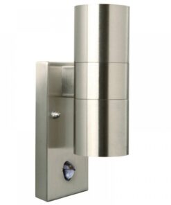 Επιτοίχιο Φωτιστικό Nordlux Tin Double 2xGU10 IP54 Inox Χρώματος – 21279934