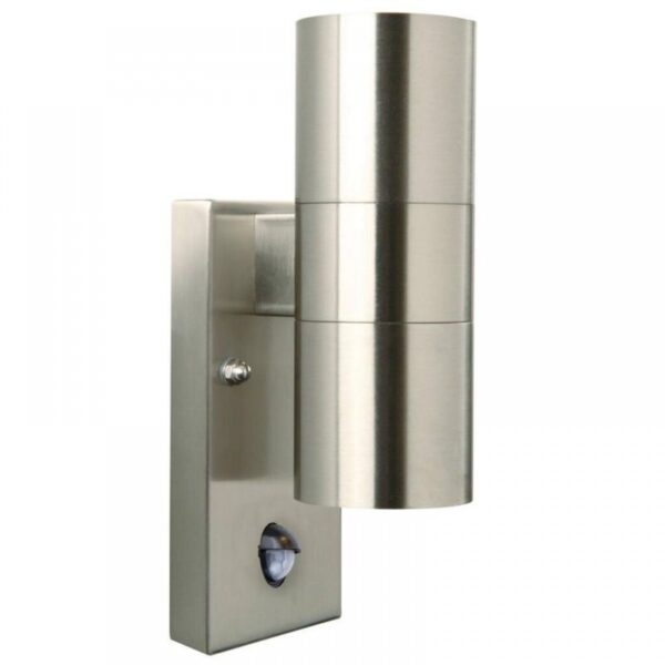 Επιτοίχιο Φωτιστικό Nordlux Tin Double 2xGU10 IP54  Inox Χρώματος -  21279934