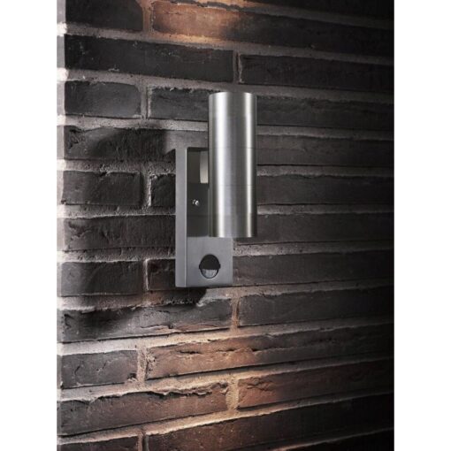 Επιτοίχιο Φωτιστικό Nordlux Tin Double 2xGU10 IP54  Inox Χρώματος –  21279934