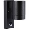 Επιτοίχιο Φωτιστικό Nordlux Tin 1xGU10 Μαύρου Χρώματος IP54 με ανιχνευτή κίνησης –  21509103