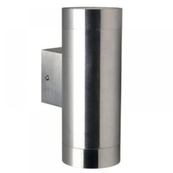 Επιτοίχιο Φωτιστικό Nordlux Tin Maxi 2xGU10 IP54 Ασημί Χρώματος – 21519934