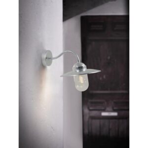 Nordlux Luxembourg Φωτιστικό Τοίχου Γαλβανιζέ E27  Γυαλί –  22671031