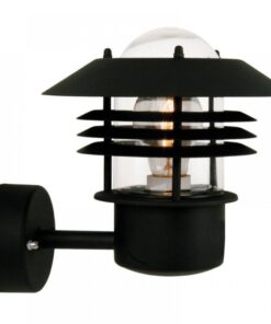 Επιτοίχιο Φωτιστικό Εξωτερικού Χώρου Nordlux Vejers Up 1xE27 IP54 Μαύρου Χρώματος – 25091003