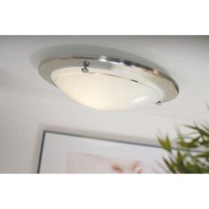 Nordlux Spinner Φωτιστικό Οροφής  Νικελ Ματ  1xE27  –  25416032