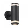 Nordlux Birk Double Φωτιστικό Τοίχου Μαύρο IP44 GU10 –  45501003