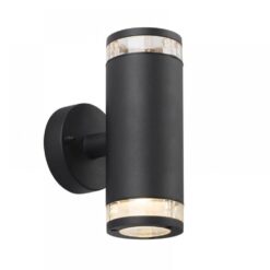 Nordlux Birk Double Φωτιστικό Τοίχου Μαύρο IP44 GU10 – 45501003