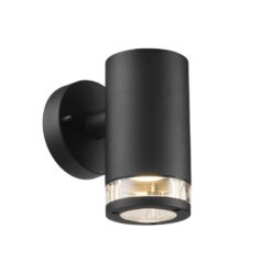 Nordlux Birk Single Φωτιστικό Τοίχου Μαύρο GU10 Αλουμίνιο/Πλαστικό – 45521003