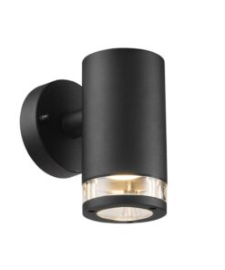 Nordlux Birk Single Φωτιστικό Τοίχου Μαύρο GU10 Αλουμίνιο/Πλαστικό – 45521003
