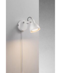 Nordlux Aslak Φωτιστικό Τοίχου Λευκό GU10 Μεταλλικό – 45721001