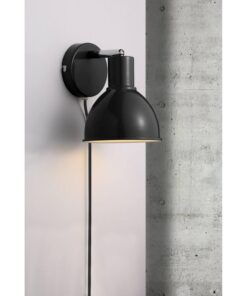 Nordlux Pop Φωτιστικό Τοίχου Μαύρο E27 Μεταλλικό – 45841003