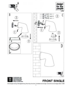 Nordlux Front Single Φωτιστικό Τοίχου Λευκό GU10 Αλουμίνιο/Γυάλινο – 46801001