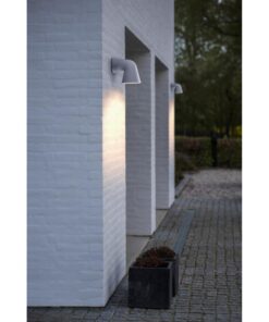 Nordlux Front Single Φωτιστικό Τοίχου Λευκό GU10 Αλουμίνιο/Γυάλινο – 46801001