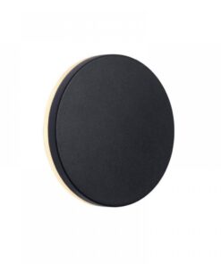 Nordlux Artego Round Φωτιστικό Τοίχου Μαύρο IP54 LED 8W 3000K – 46941003
