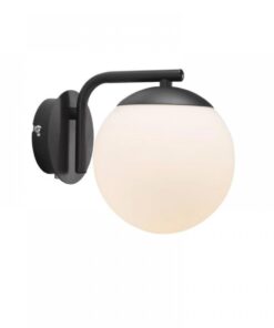 Nordlux Grant Φωτιστικό Τοίχου Μαύρο E14 Γυάλινο/Μεταλλικό – 47091003