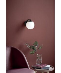 Nordlux Grant Φωτιστικό Τοίχου Μαύρο E14 Γυάλινο/Μεταλλικό – 47091003