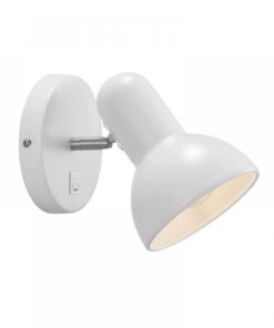 Nordlux Texas Φωτιστικό Τοίχου Λευκό E27 Λευκού Χρώματος – 47141001