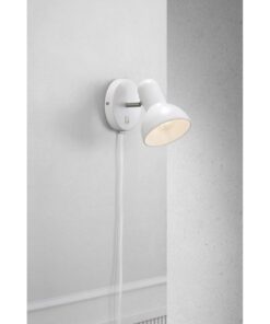 Nordlux Texas Φωτιστικό Τοίχου Λευκό E27 Λευκού Χρώματος – 47141001