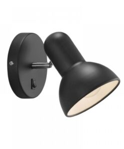 Nordlux Texas Φωτιστικό Τοίχου E27 Μαύρου Χρώματος – 47141003