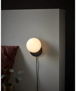 Nordlux Lilly Φωτιστικό Τοίχου Μαύρο E14 Γυάλινο/Μεταλλικό – 48891003