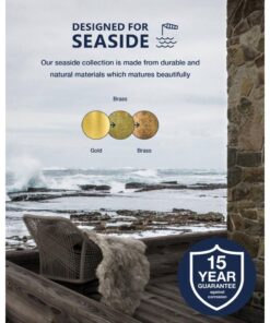 Nordlux Helford Φωτιστικό Τοίχου Ορείχαλκος E27 Ορείχαλκος/Γυάλινο – 49031035