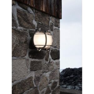 Nordlux Helford Φωτιστικό Τοίχου  Νικελ  E27  Ορείχαλκος/Γυάλινο –  49031055