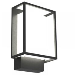 Nordlux Nestor Φωτιστικό Τοίχου Μαύρο IP44 LED 8W 2700K –  49041003