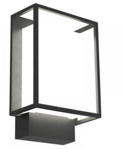 Nordlux Nestor Φωτιστικό Τοίχου Μαύρο IP44 LED 8W 2700K – 49041003