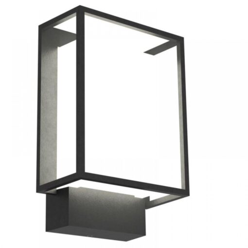Nordlux Nestor Φωτιστικό Τοίχου Μαύρο IP44 LED 8W 2700K –  49041003
