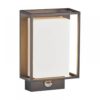 Nordlux Nestor Φωτιστικό Τοίχου Μαύρο IP44 LED 8W 2700K με Ανιχνευτή Κίνησης –  49051503