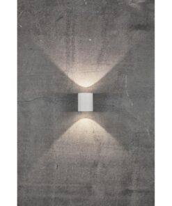 Nordlux Canto 2 Φωτιστικό Τοίχου Λευκό IP44 LED 12W 2700K – 49701001