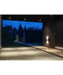 Nordlux Canto 2 Φωτιστικό Τοίχου Γαλβανιζέ IP44 LED 12W 2700K – 49701031