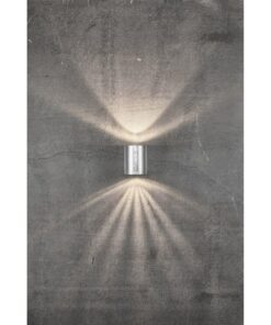 Nordlux Canto 2 Φωτιστικό Τοίχου Γαλβανιζέ IP44 LED 12W 2700K – 49701031