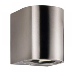 Nordlux Canto 2 Φωτιστικό Τοίχου Inox LED 500lm Μεταλλικό – 49701034