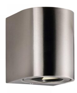 Nordlux Canto 2 Φωτιστικό Τοίχου Inox LED 500lm Μεταλλικό – 49701034