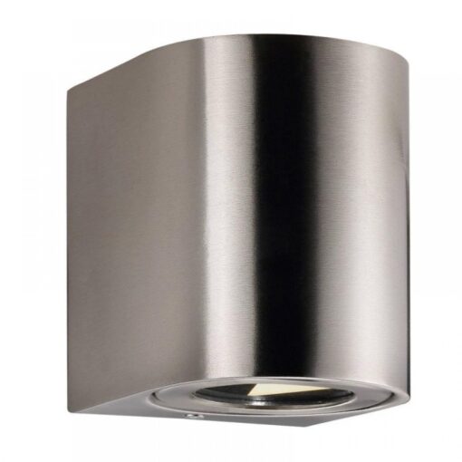 Nordlux Canto 2 Φωτιστικό Τοίχου Inox LED 500lm Μεταλλικό – 49701034