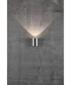 Nordlux Canto 2 Φωτιστικό Τοίχου Inox LED 500lm Μεταλλικό – 49701034
