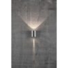 Nordlux Canto 2 Φωτιστικό Τοίχου Inox LED 500lm Μεταλλικό –  49701034